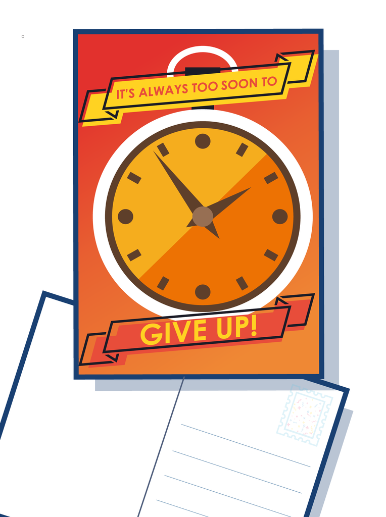 Never give up! - doodle education