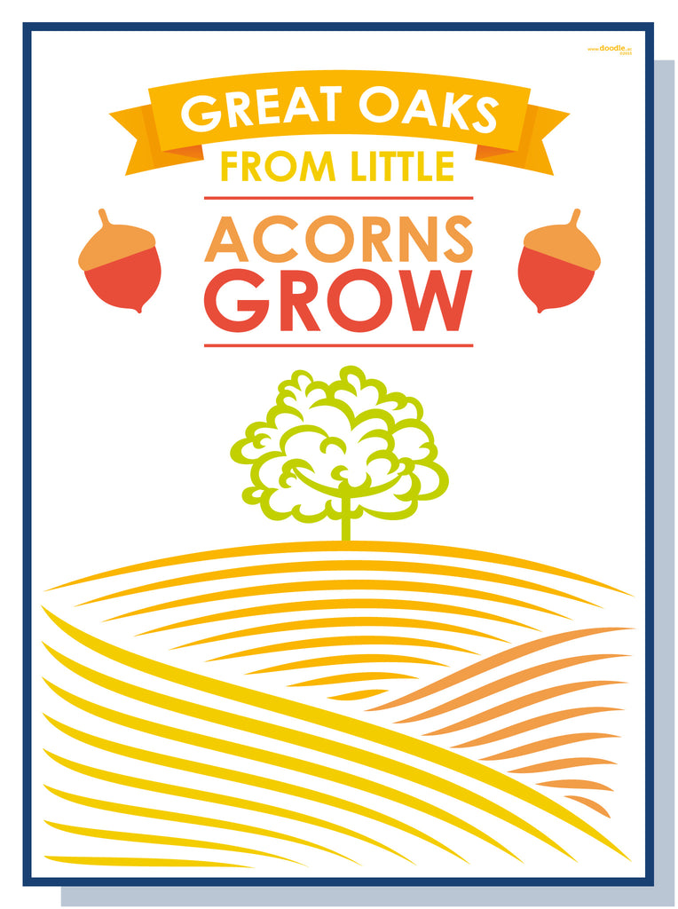 Acorns grow - doodle education