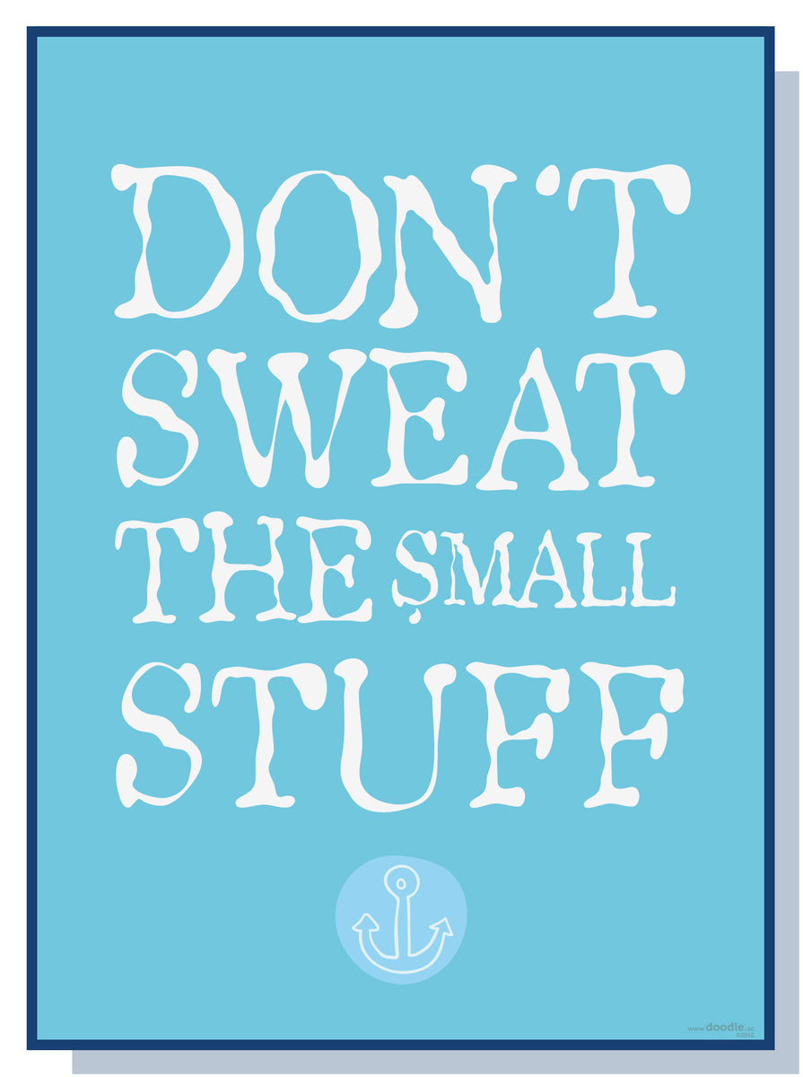 Don't sweat... poster – doodle education
