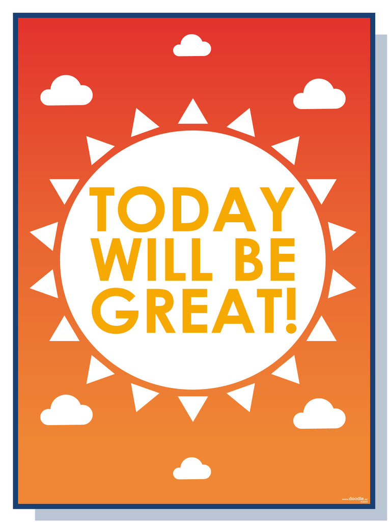 Today will be great! - doodle education