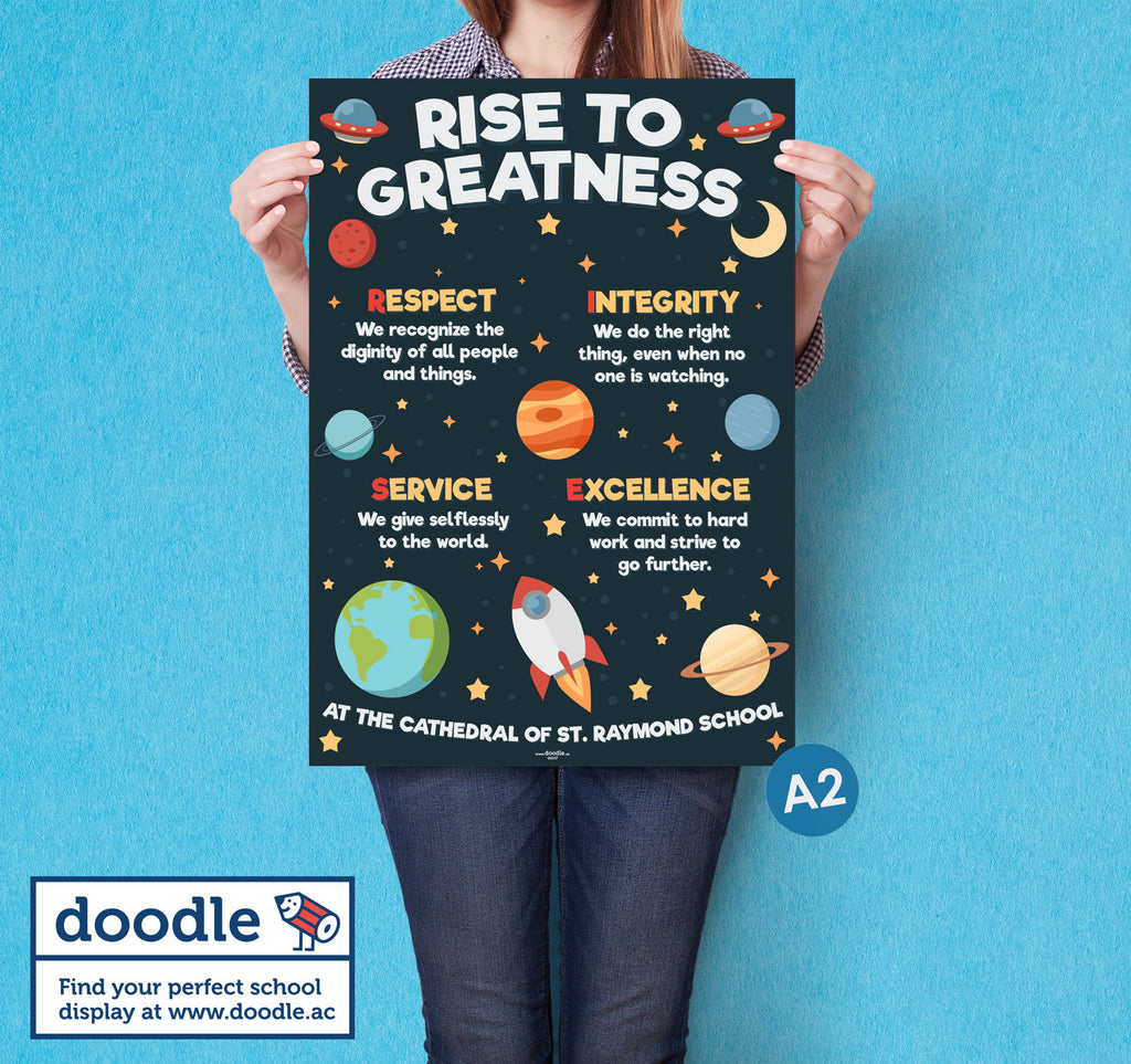 Rise poster - doodle education
