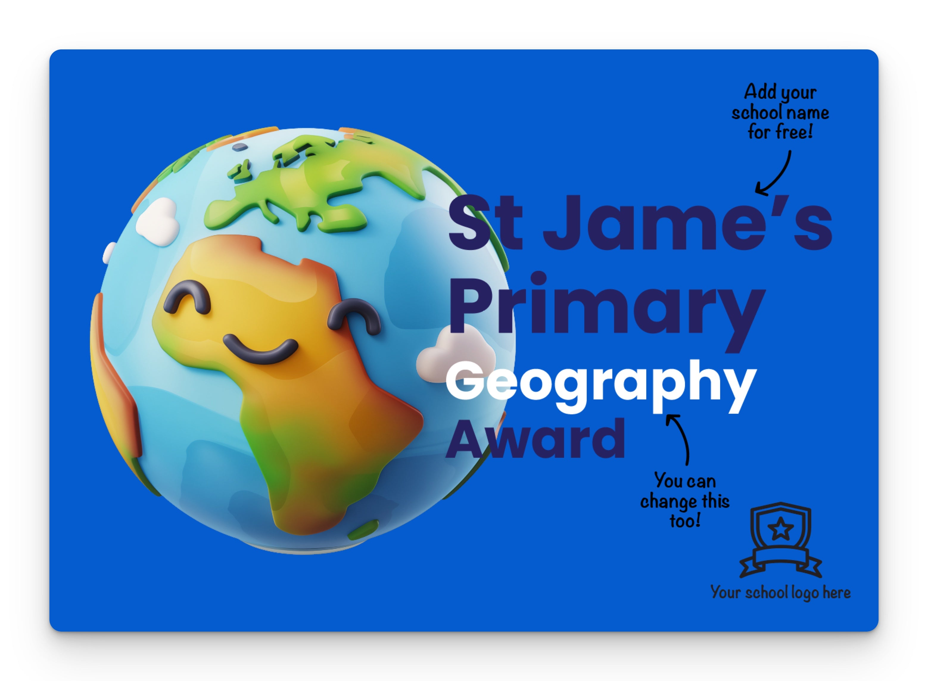 Post Card Project Geography Geography award postcard – doodle education