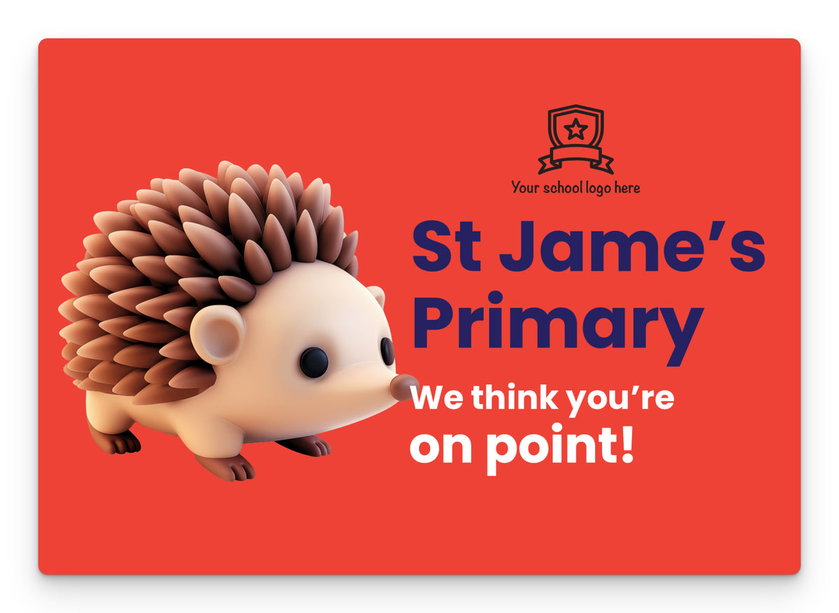 On point award postcard – doodle education