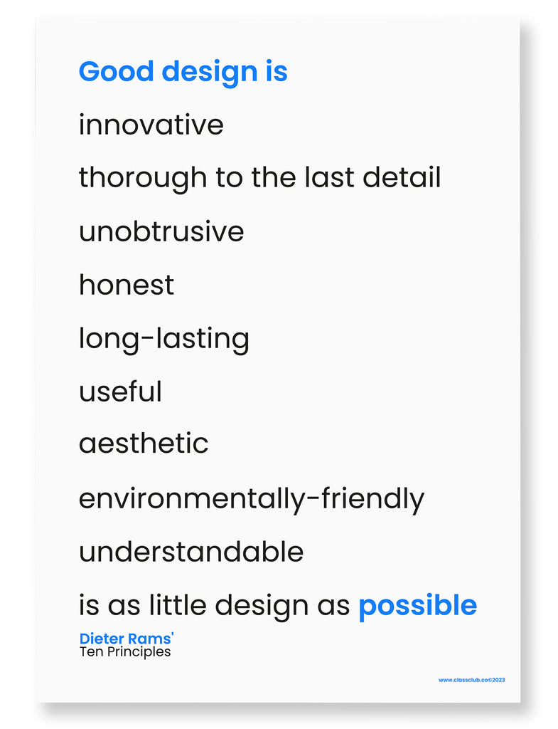 Good design is...