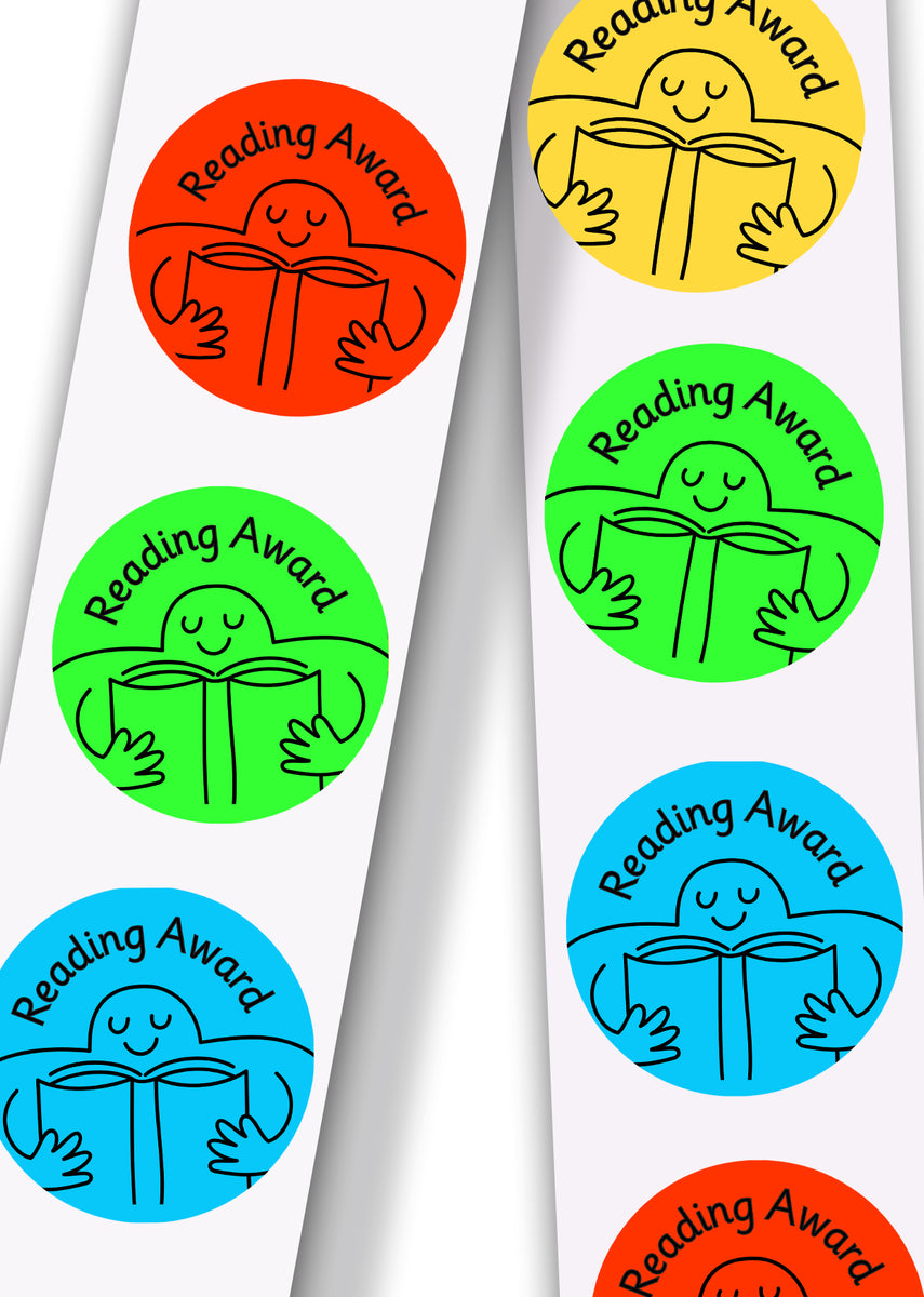 Reading award stickers – doodle education