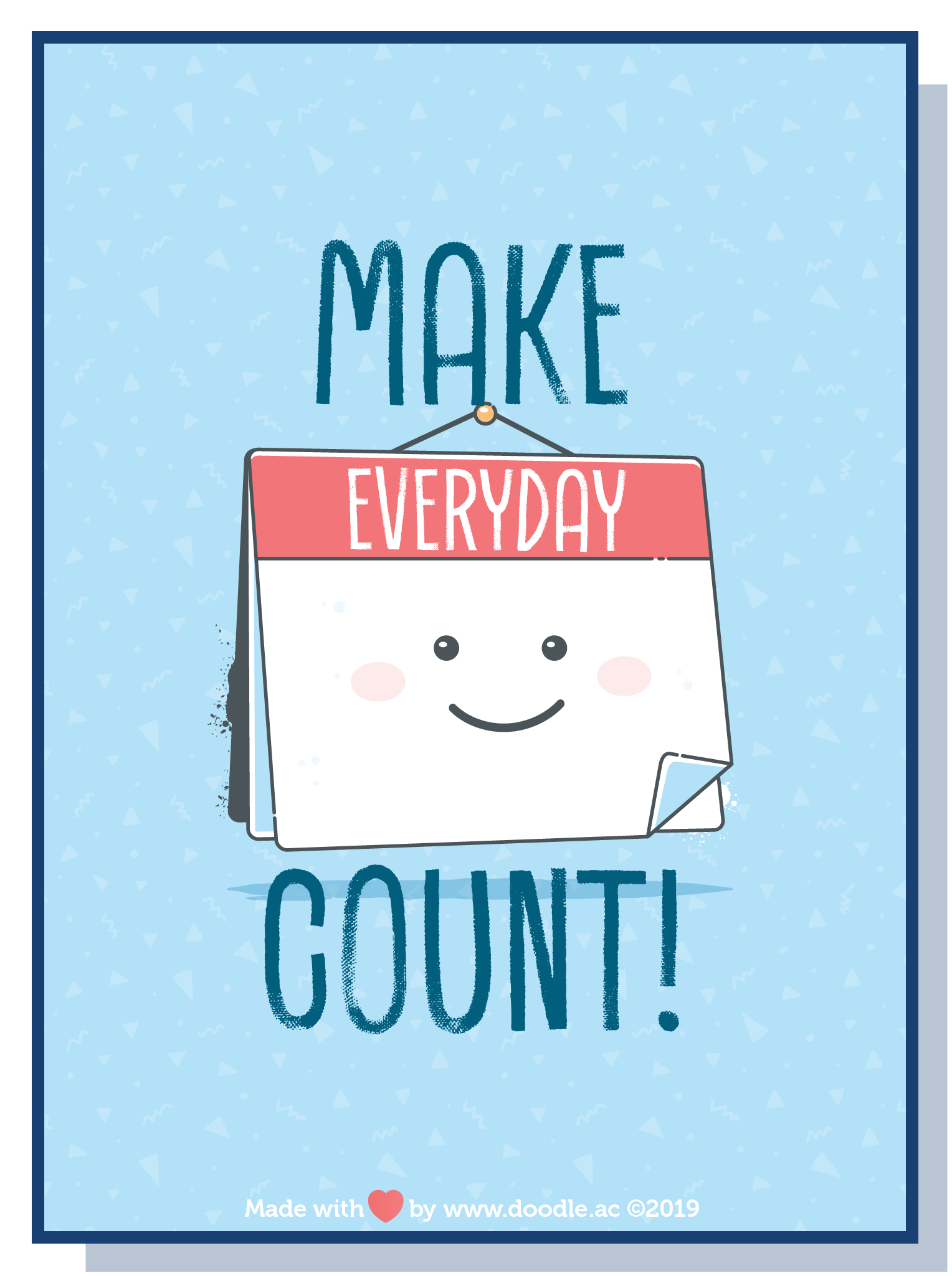 Make everyday count poster – doodle education