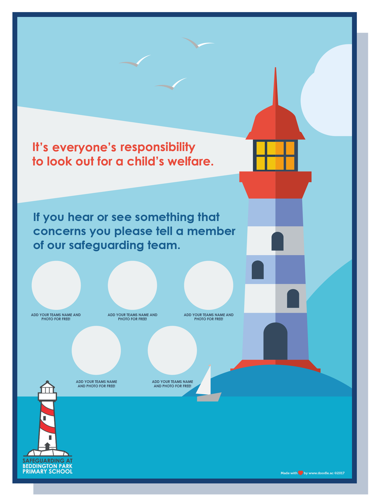 Safeguarding Lettering Safeguarding lead + photos – doodle education