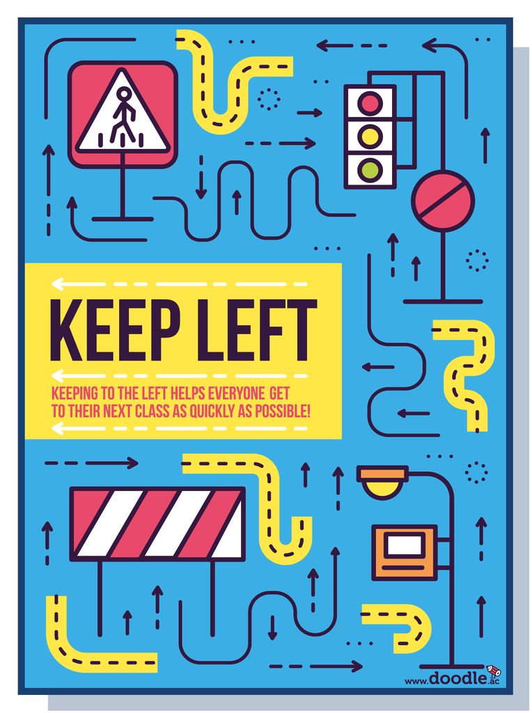 Keep left - doodle education