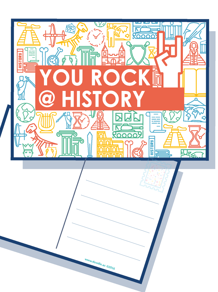 You rock at History - doodle education