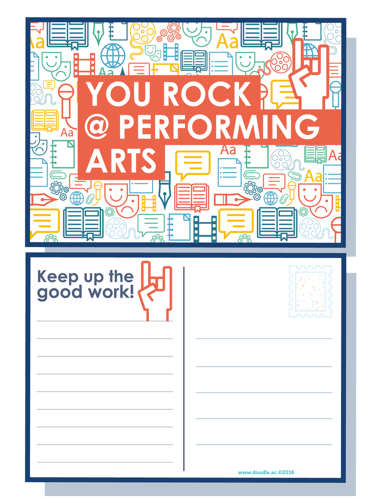 You rock at Performing arts - doodle education