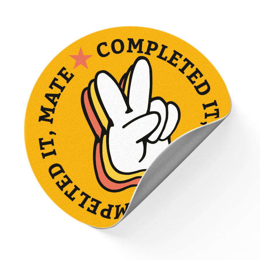 Completed it! Stickers – doodle education