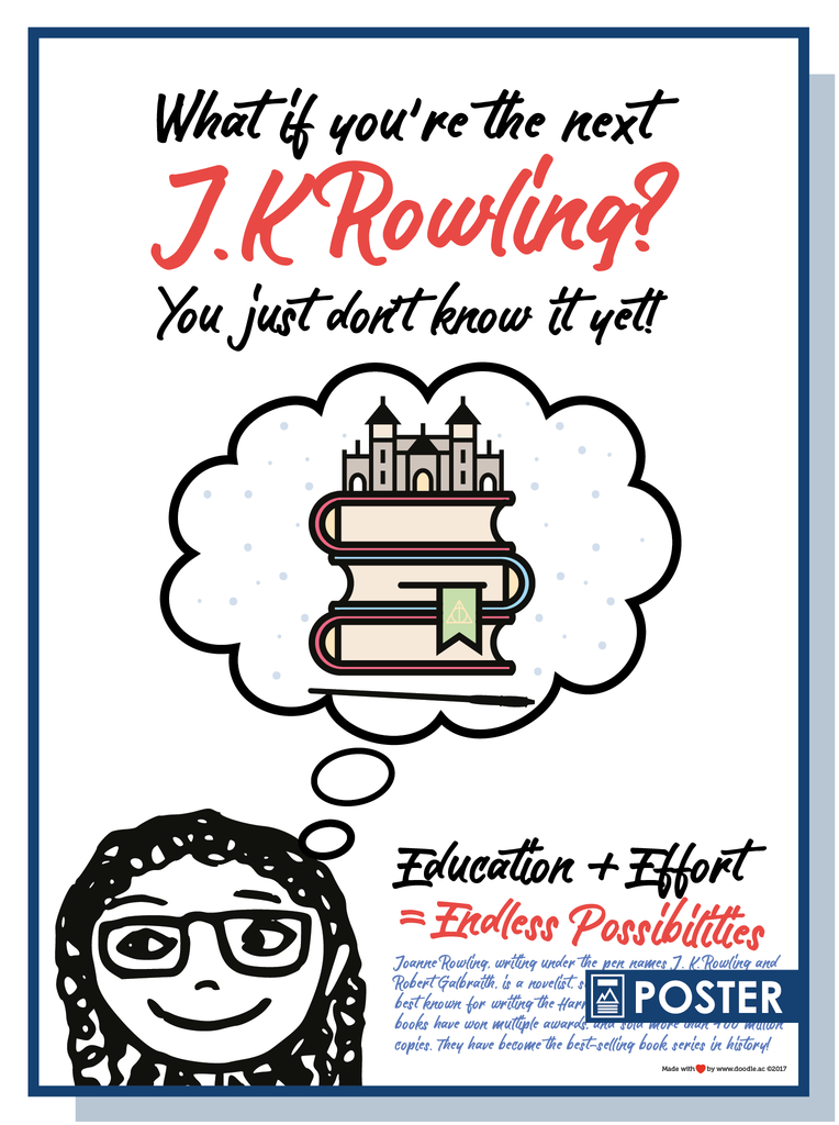 The next JK Rowling - doodle education