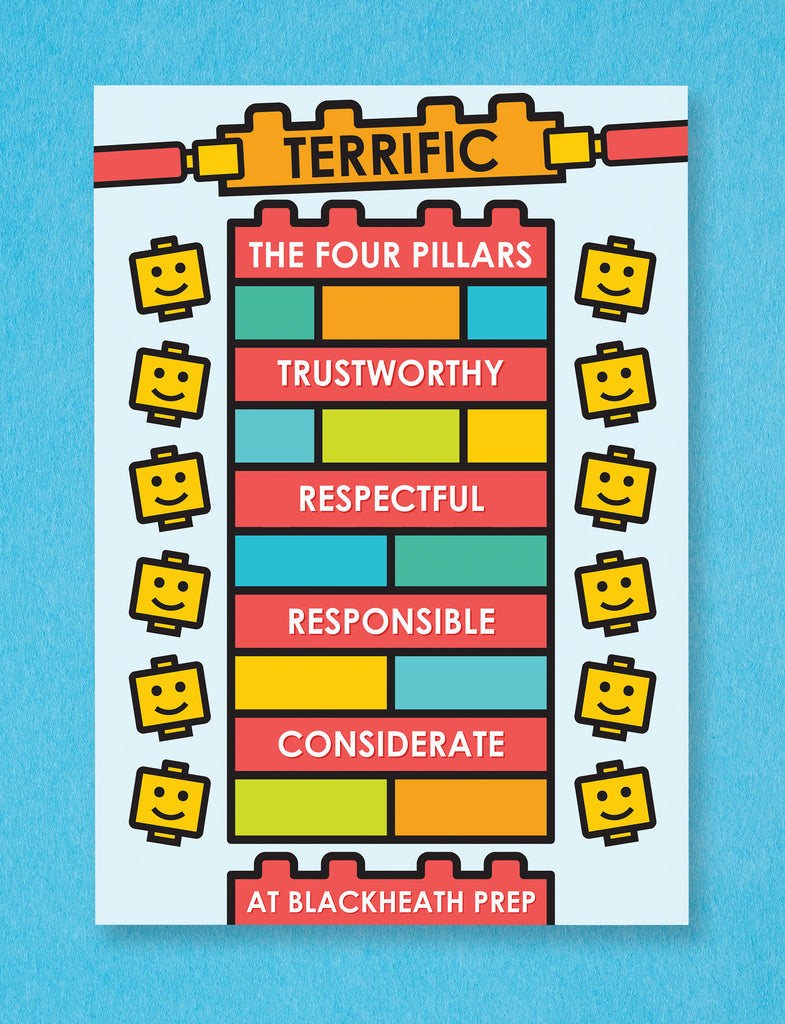 Our pillars poster - doodle education