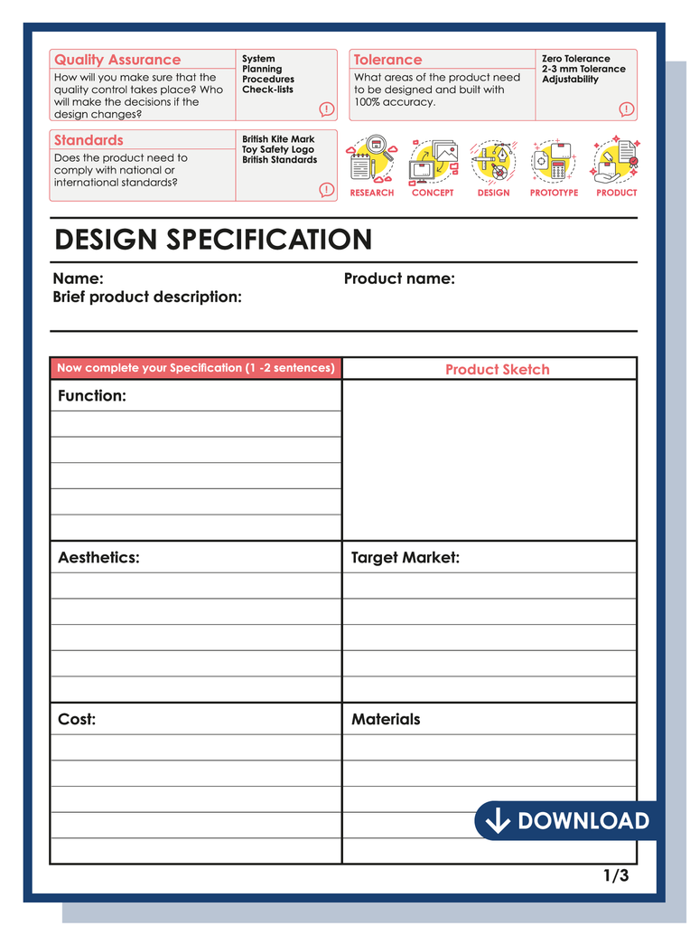 Design Spec Download - doodle education