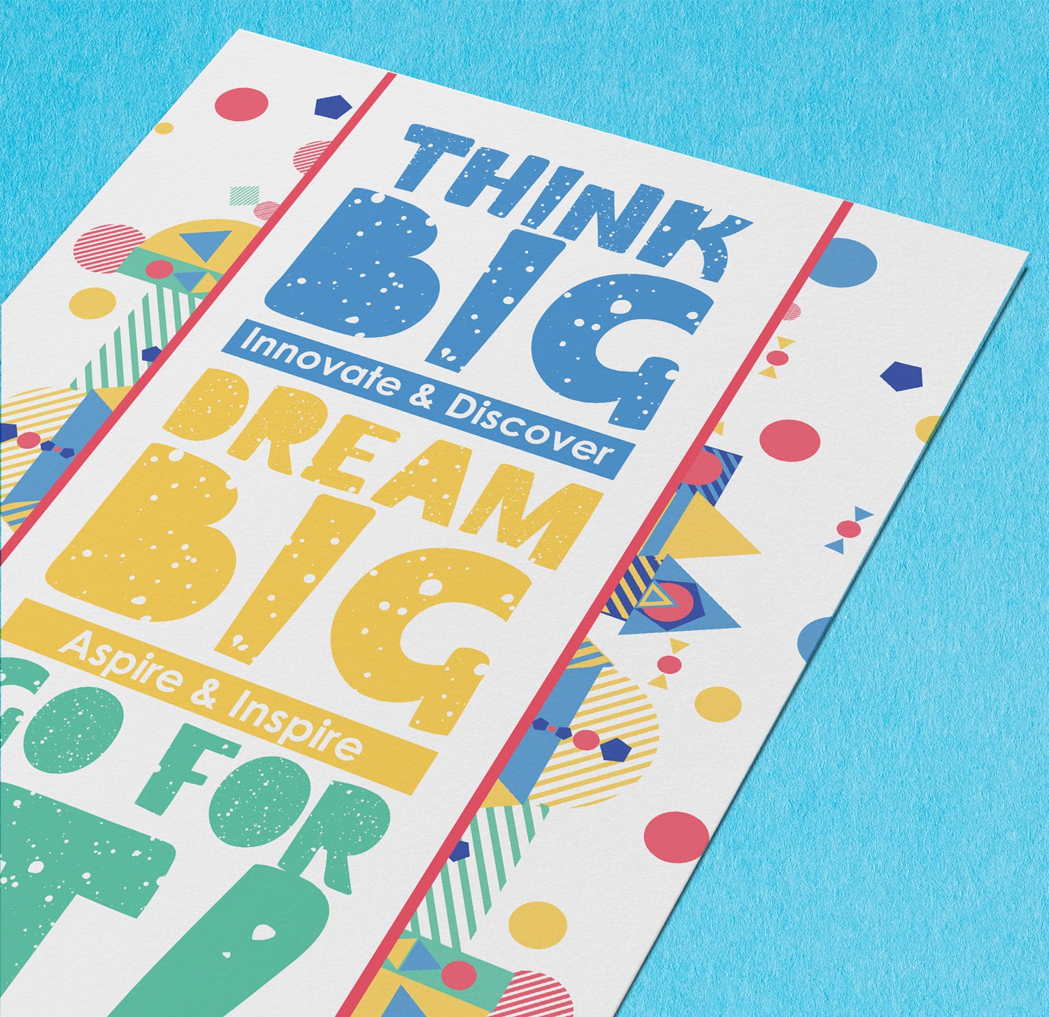 Think Big Not Task think big poster – doodle education
