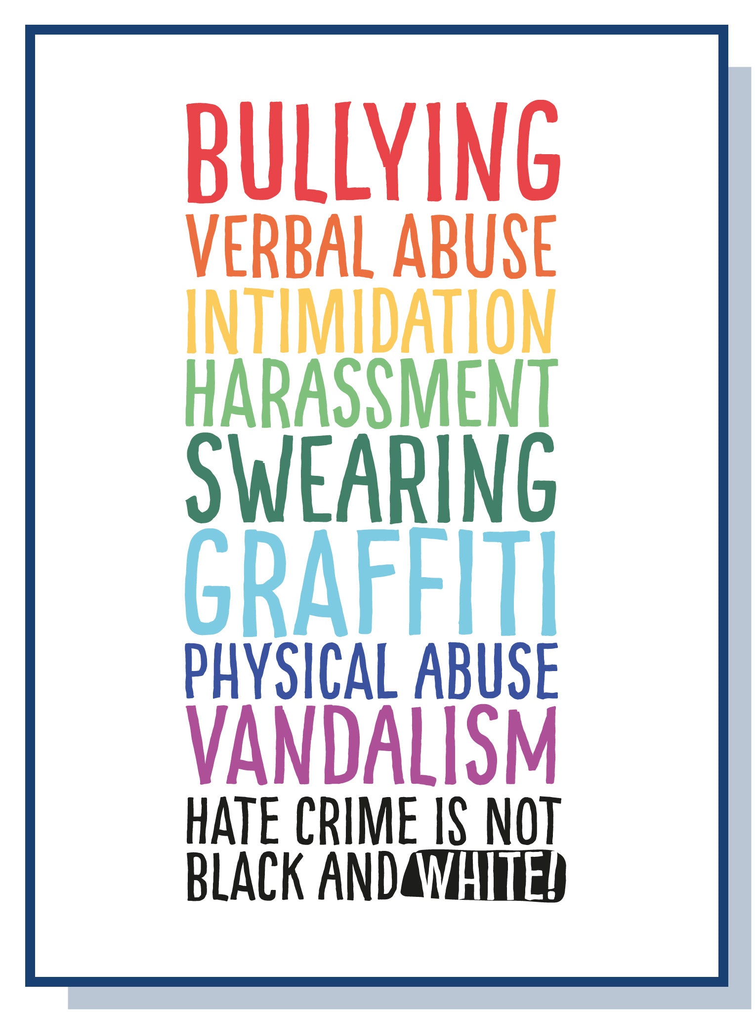 Verbal Bullying Posters
