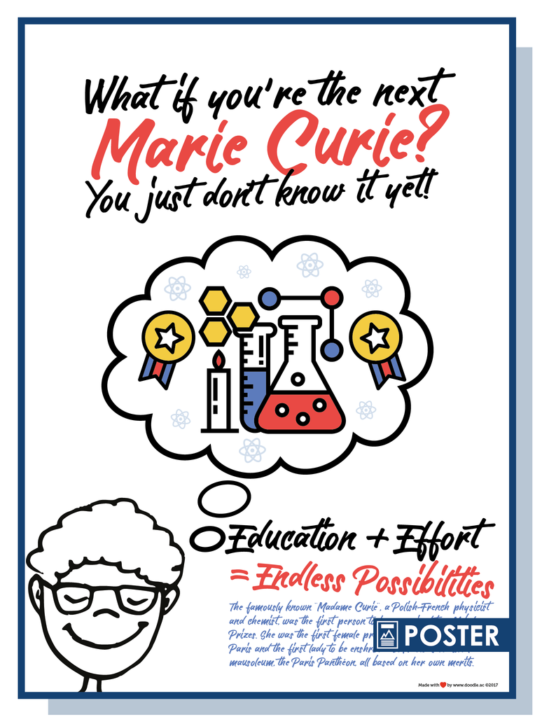 The next Marie Curie - doodle education