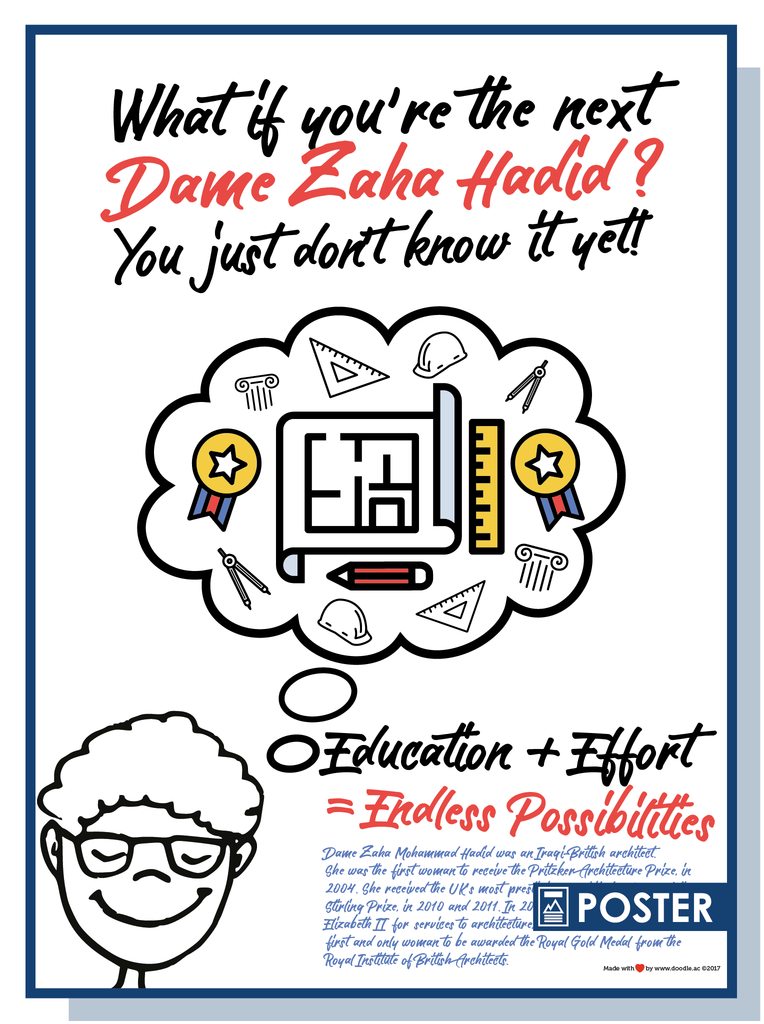 The next Dame Zaha Hadid - doodle education