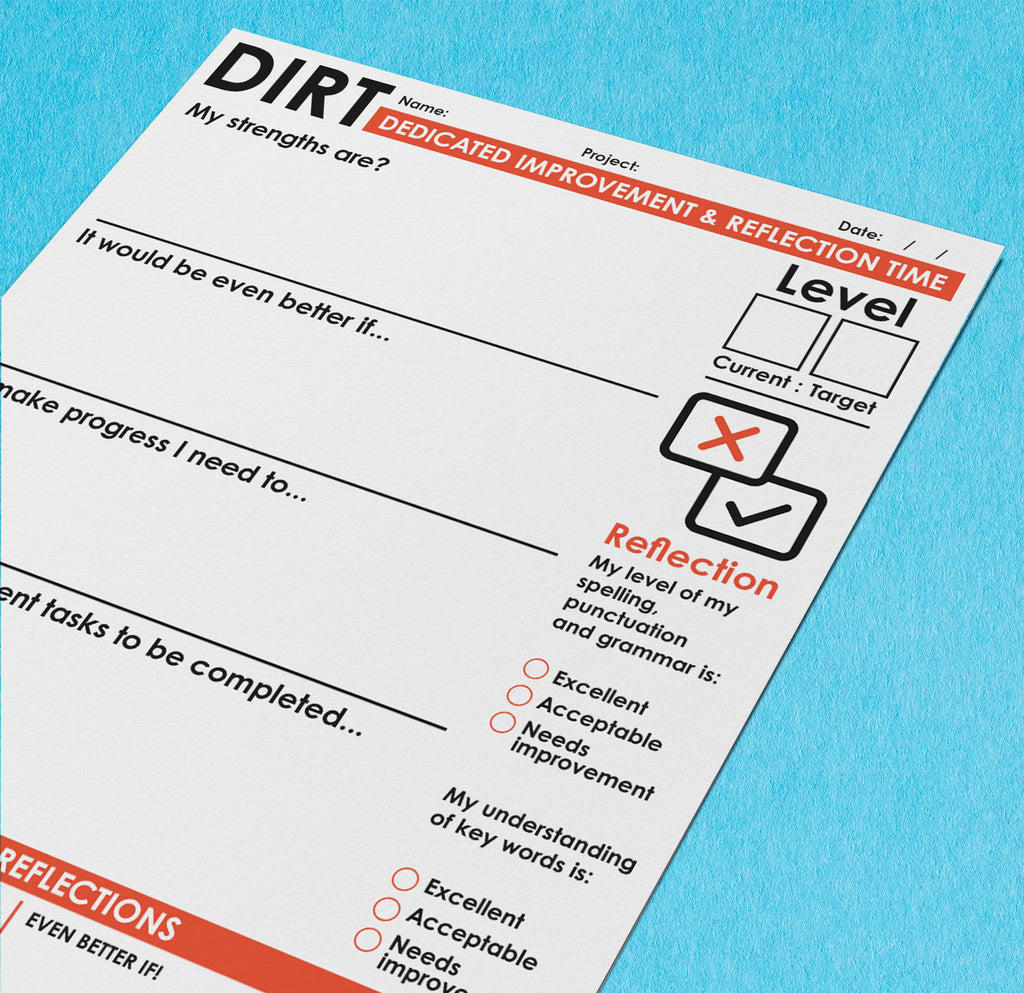 DIRT Sheet Download - doodle education