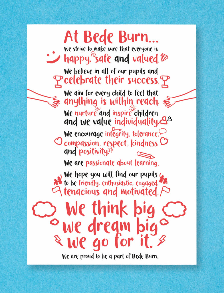 dream big poster - doodle education
