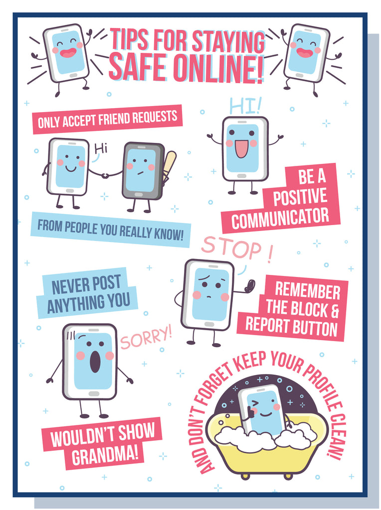 Tips for staying safe online - doodle education