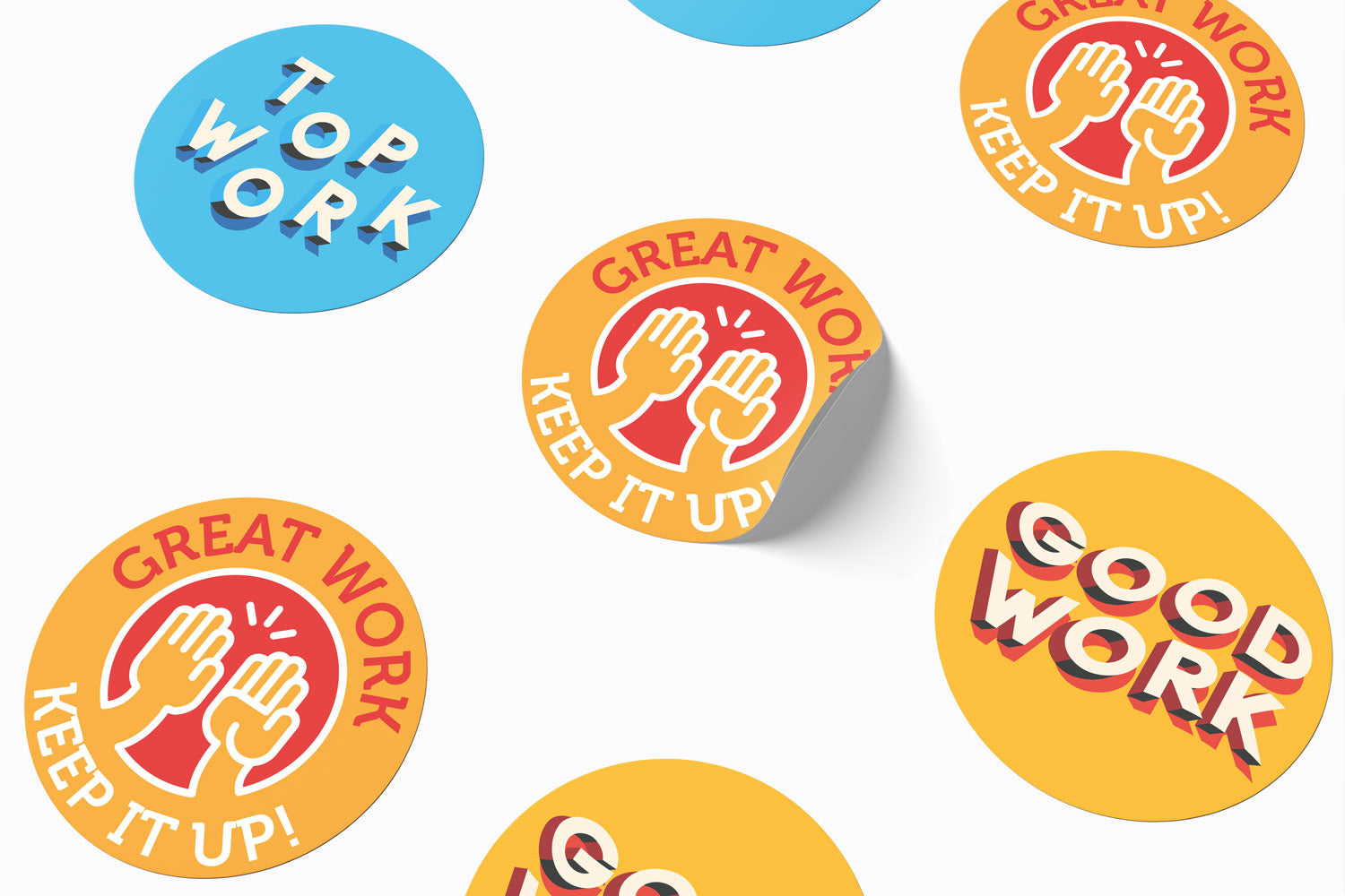 Sticker Great Work Math Great Work Stickers β doodle education