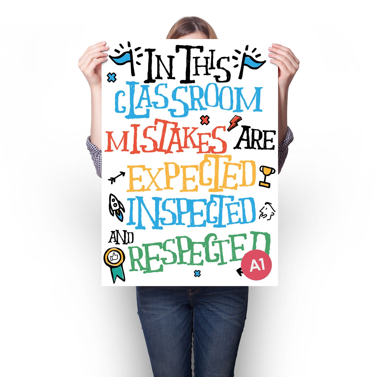 Mistakes Educational Image mistakes poster – doodle education