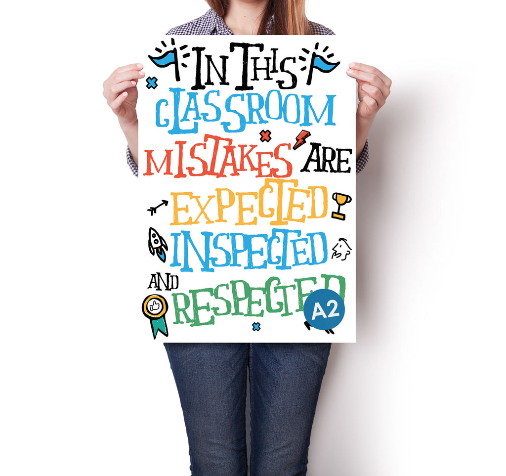 Mistakes Educational Image mistakes poster – doodle education