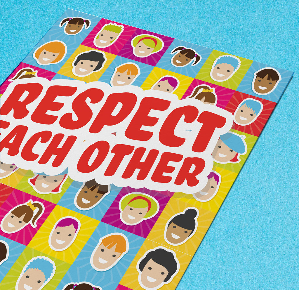 Respect each other poster - doodle education