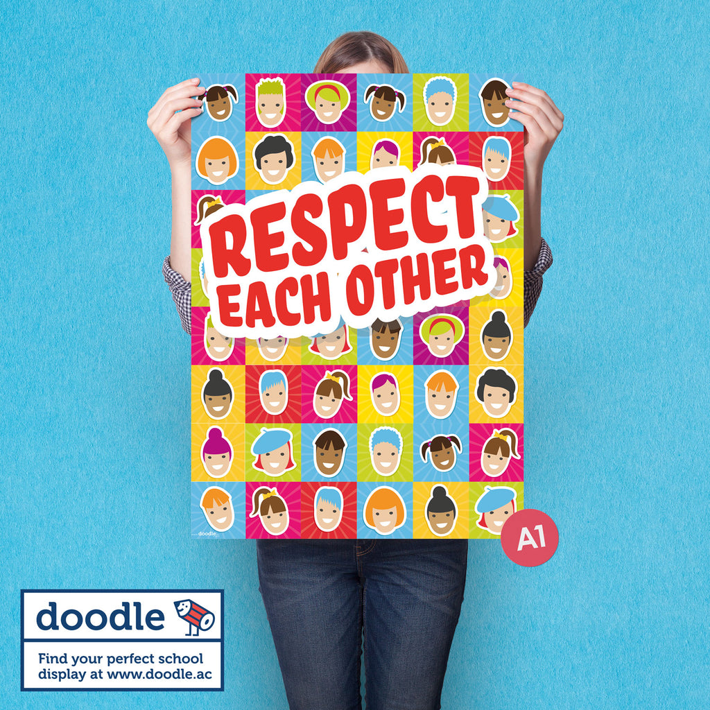 Respect each other poster - doodle education