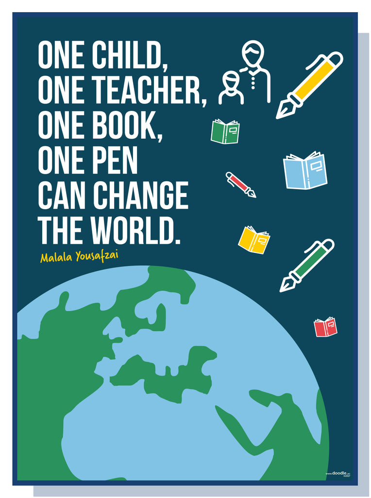 Change the world - doodle education