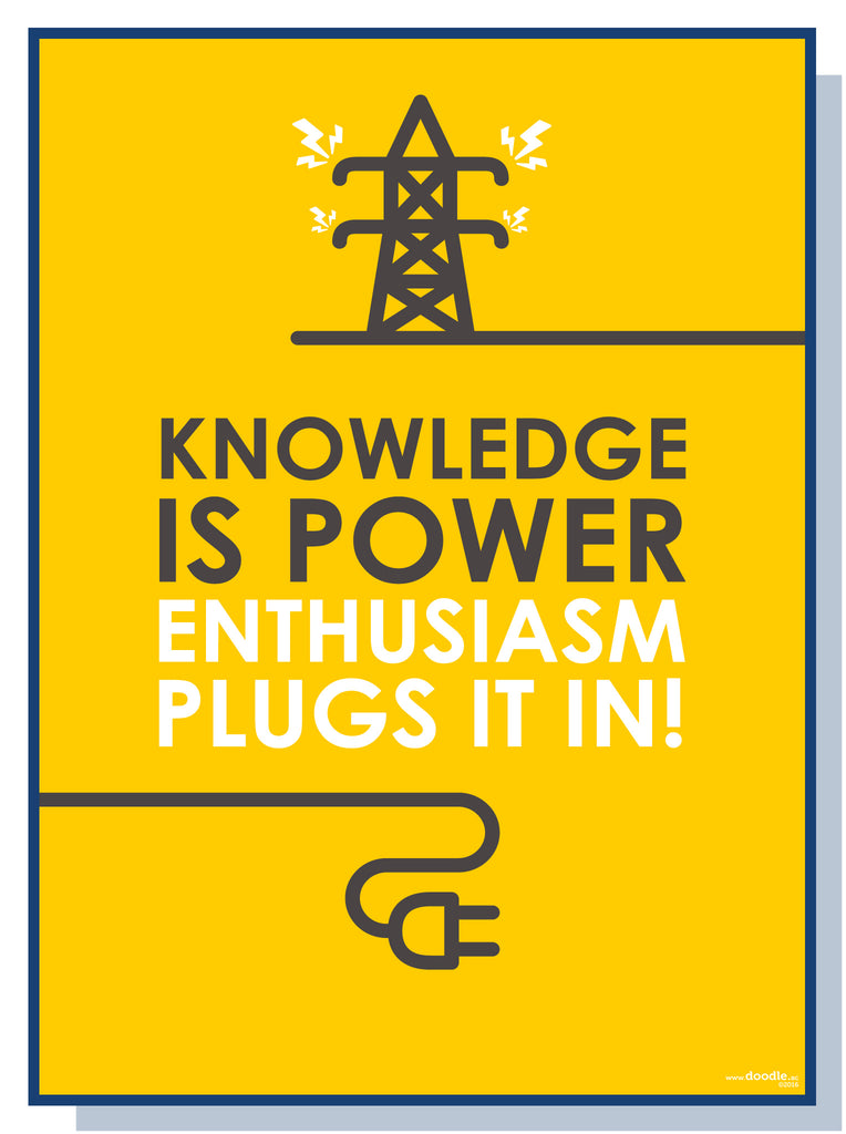 Knowledge is power... - doodle education