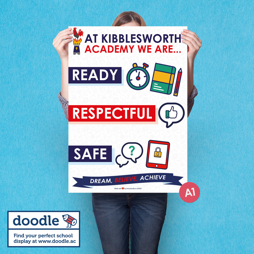 Wearedy We are ready poster – doodle education