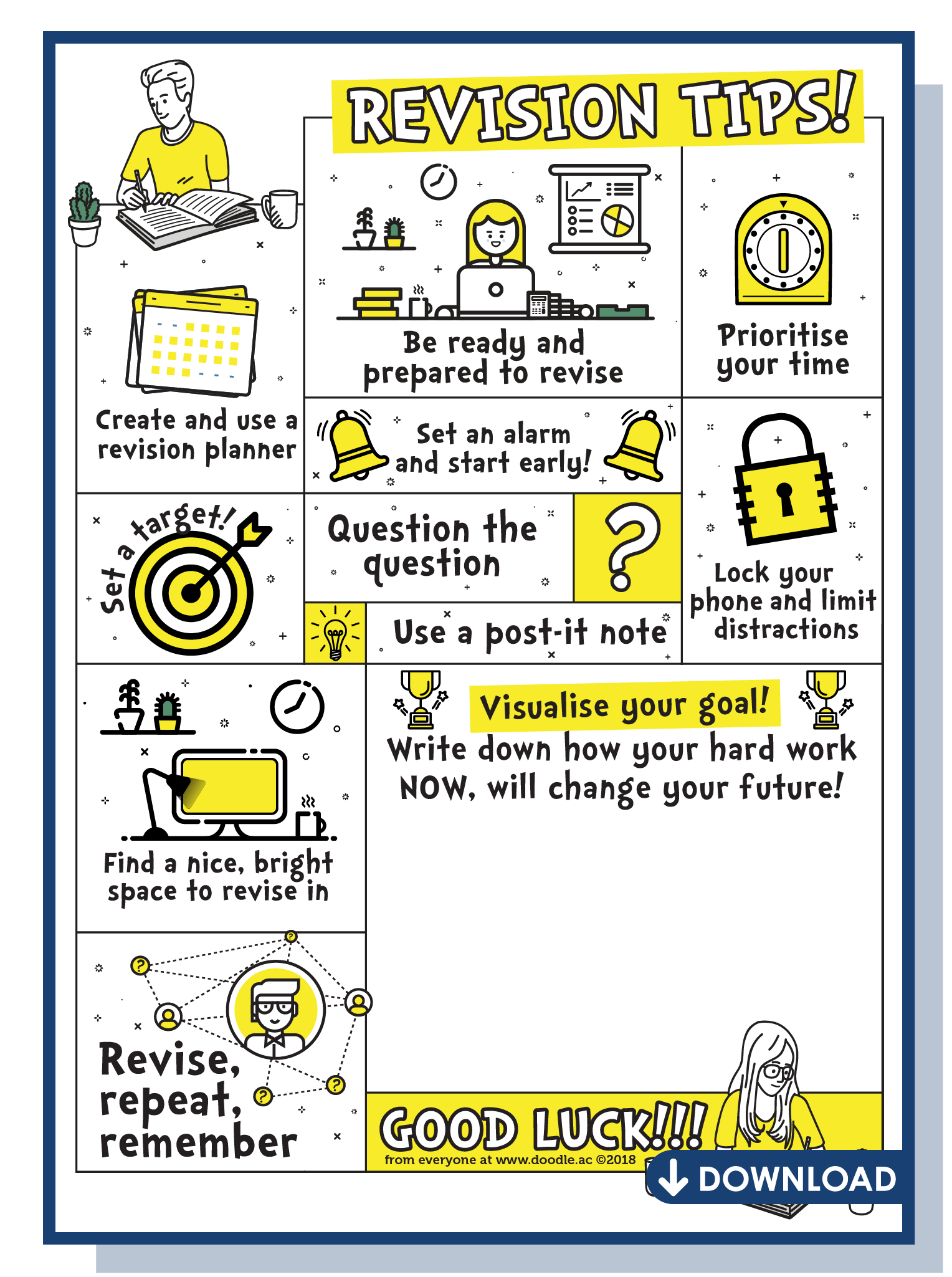 Revision Tips Simple Revision tips free download – doodle education