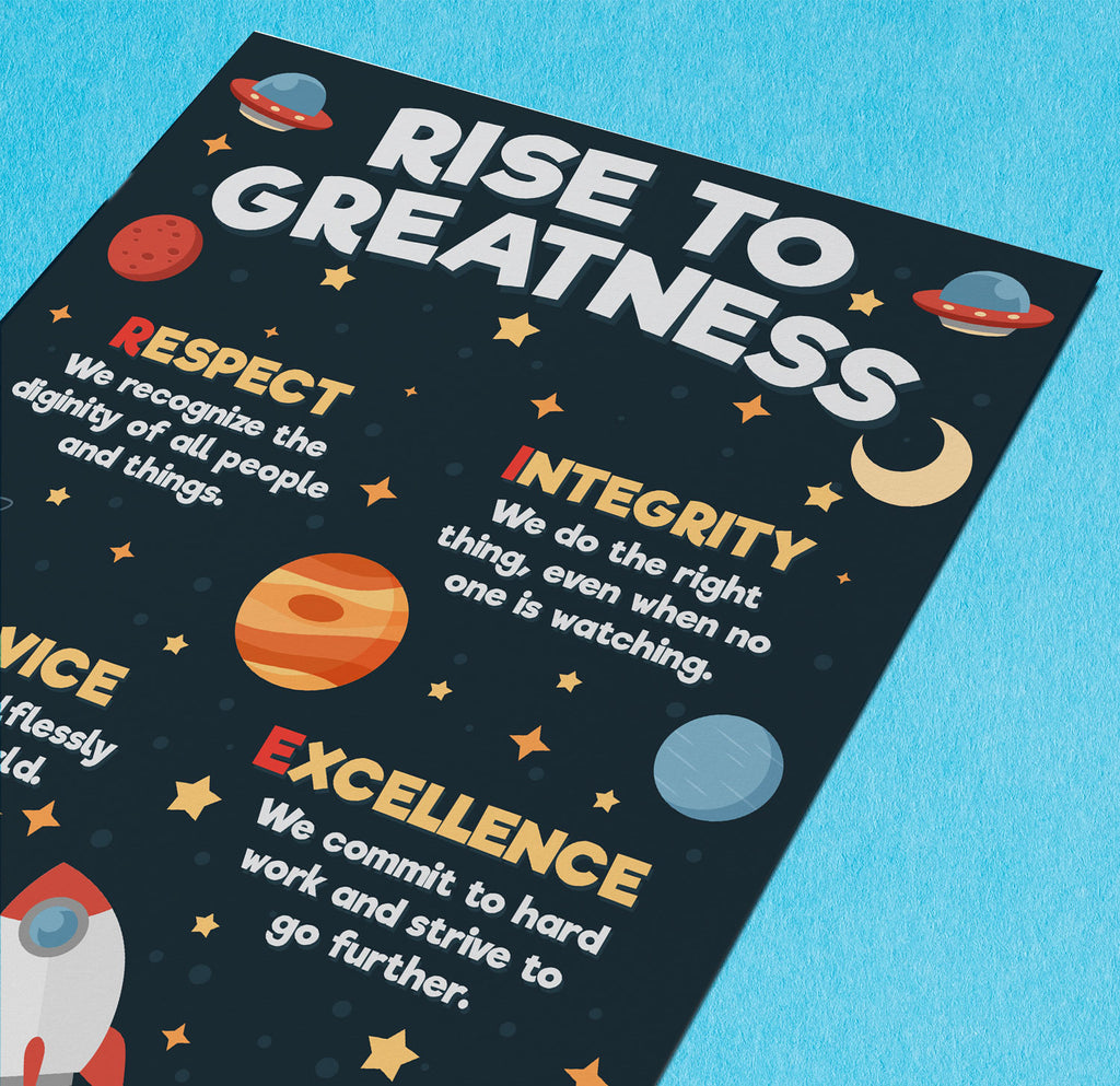 Poster Program Rise Rise poster – doodle education