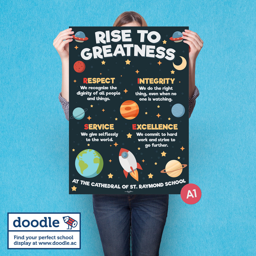 Poster Program Rise Rise poster – doodle education