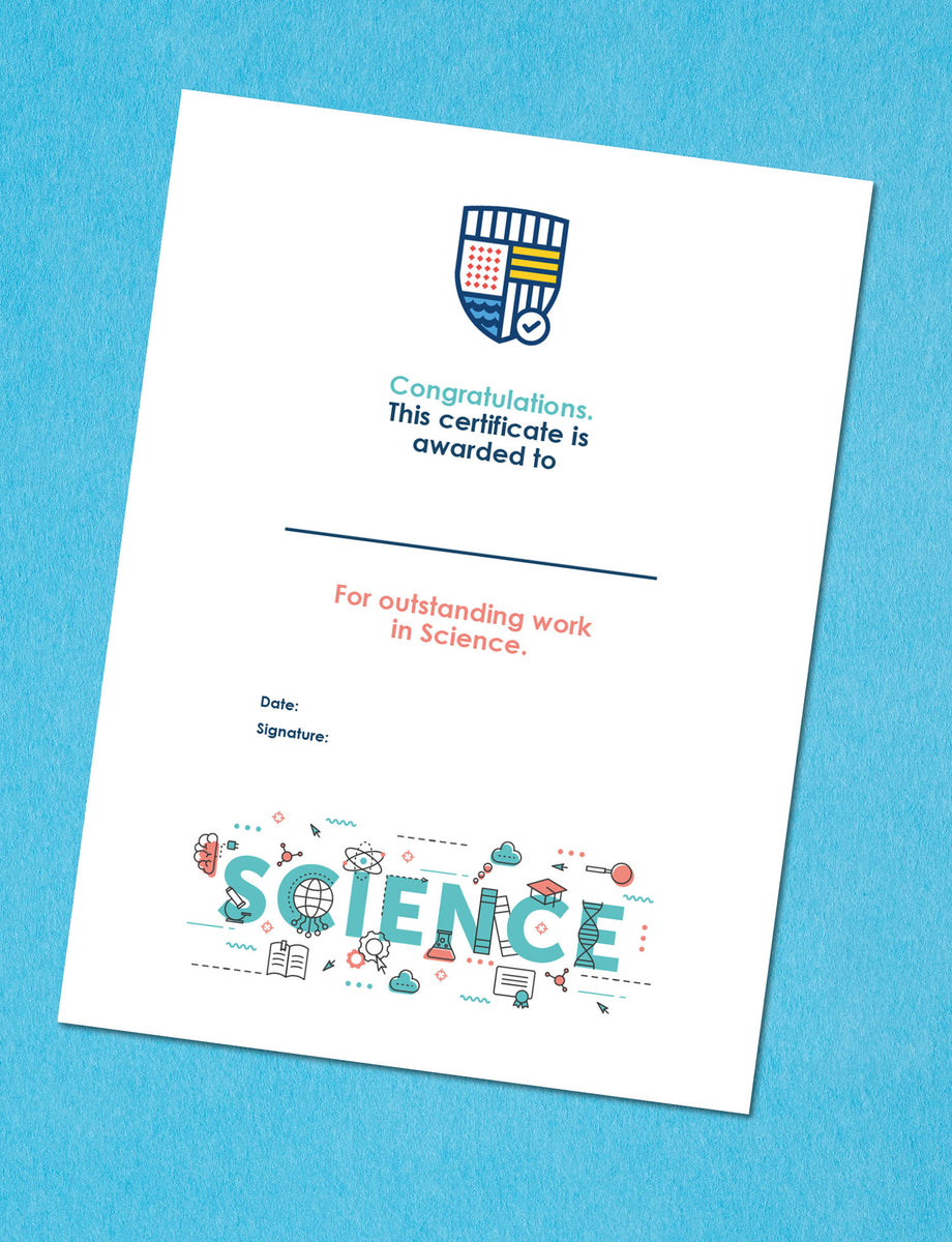 Science Award Certificate – doodle education
