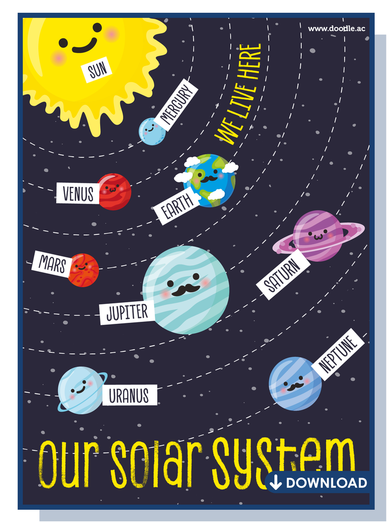Our solar system download - doodle education
