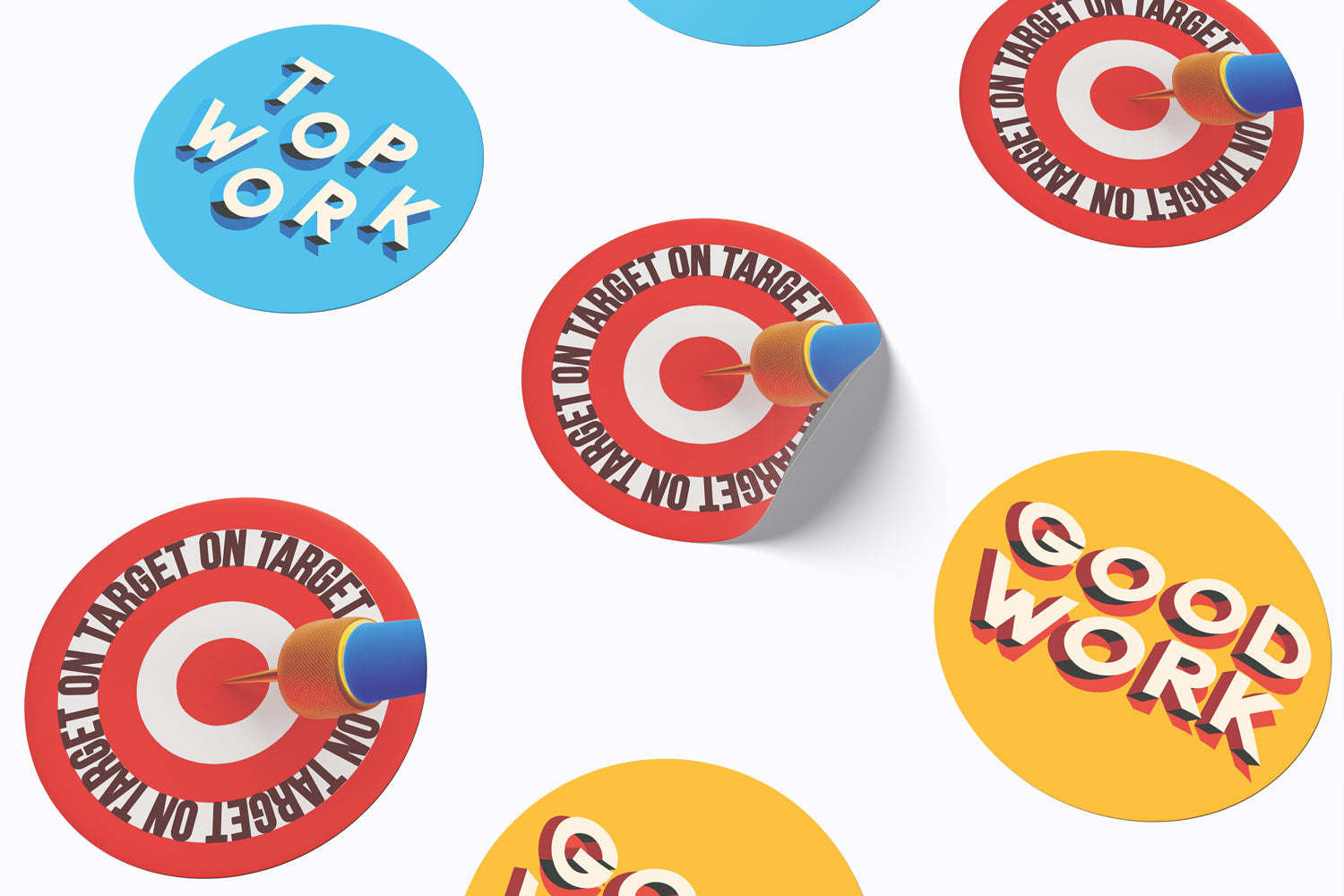 On Target Stickers – doodle education