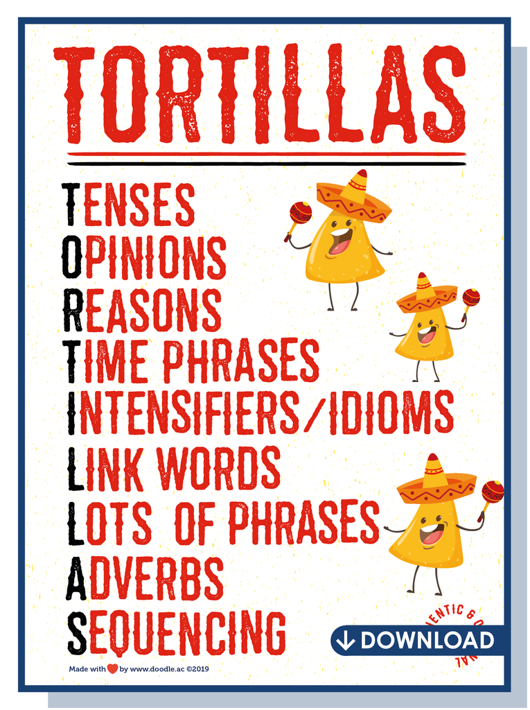 Tortillas - doodle education