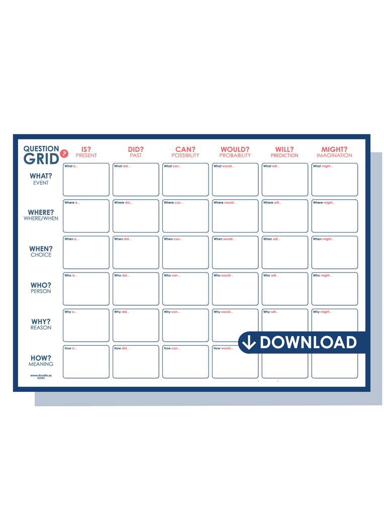 Interactive question grid download - doodle education