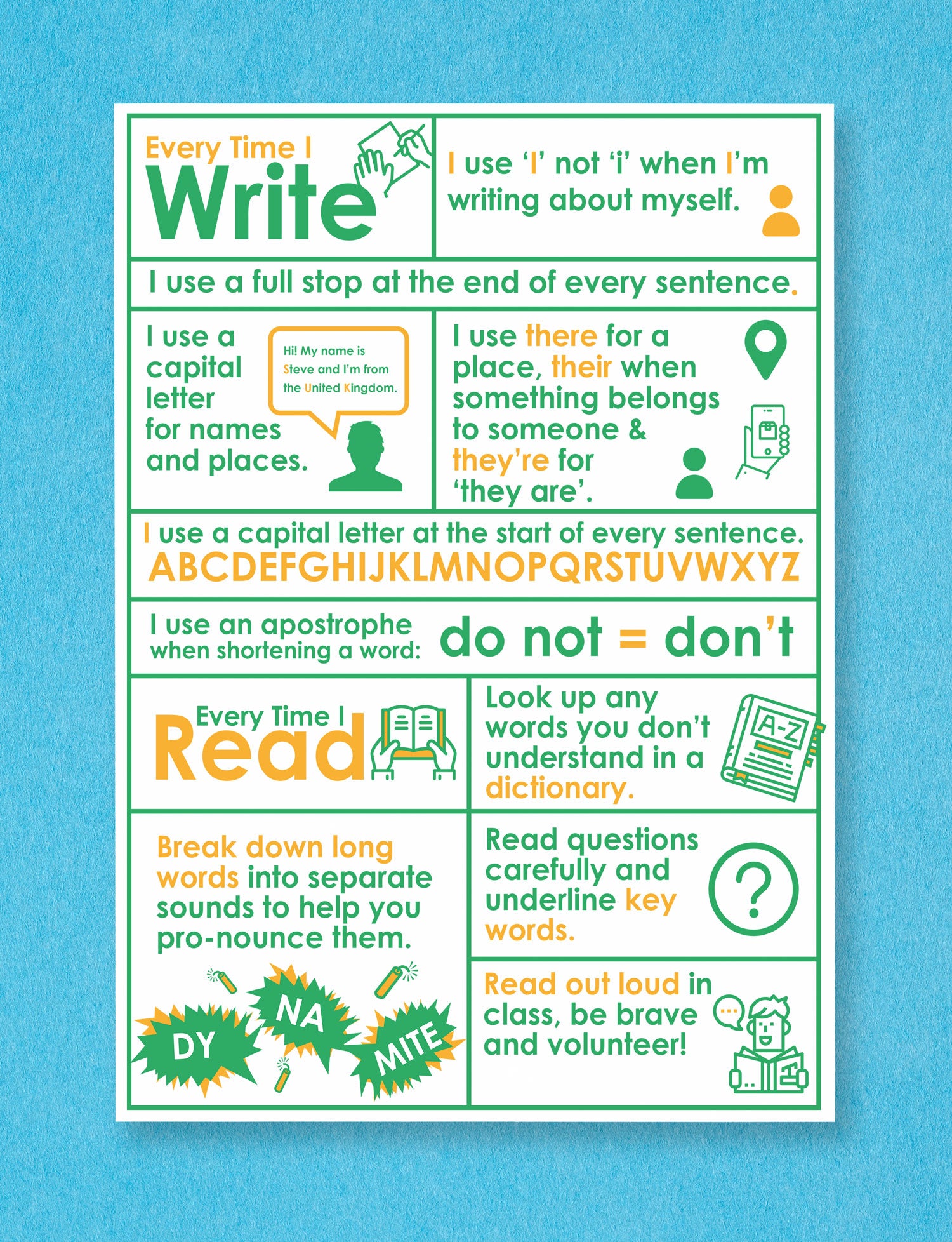Every time I read & write – doodle education