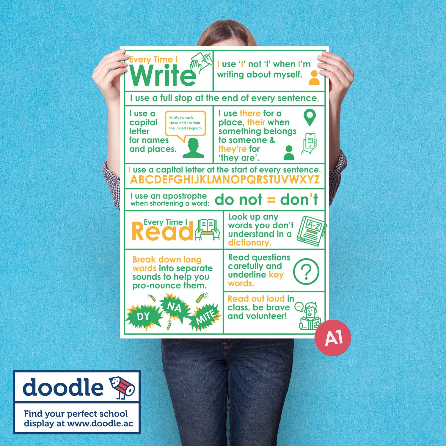 Every time I read & write – doodle education